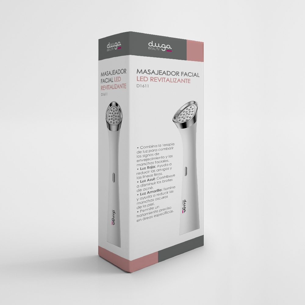 DUGA MASAJEADOR FACIAL LED REVITALIZANTE | Vista 4