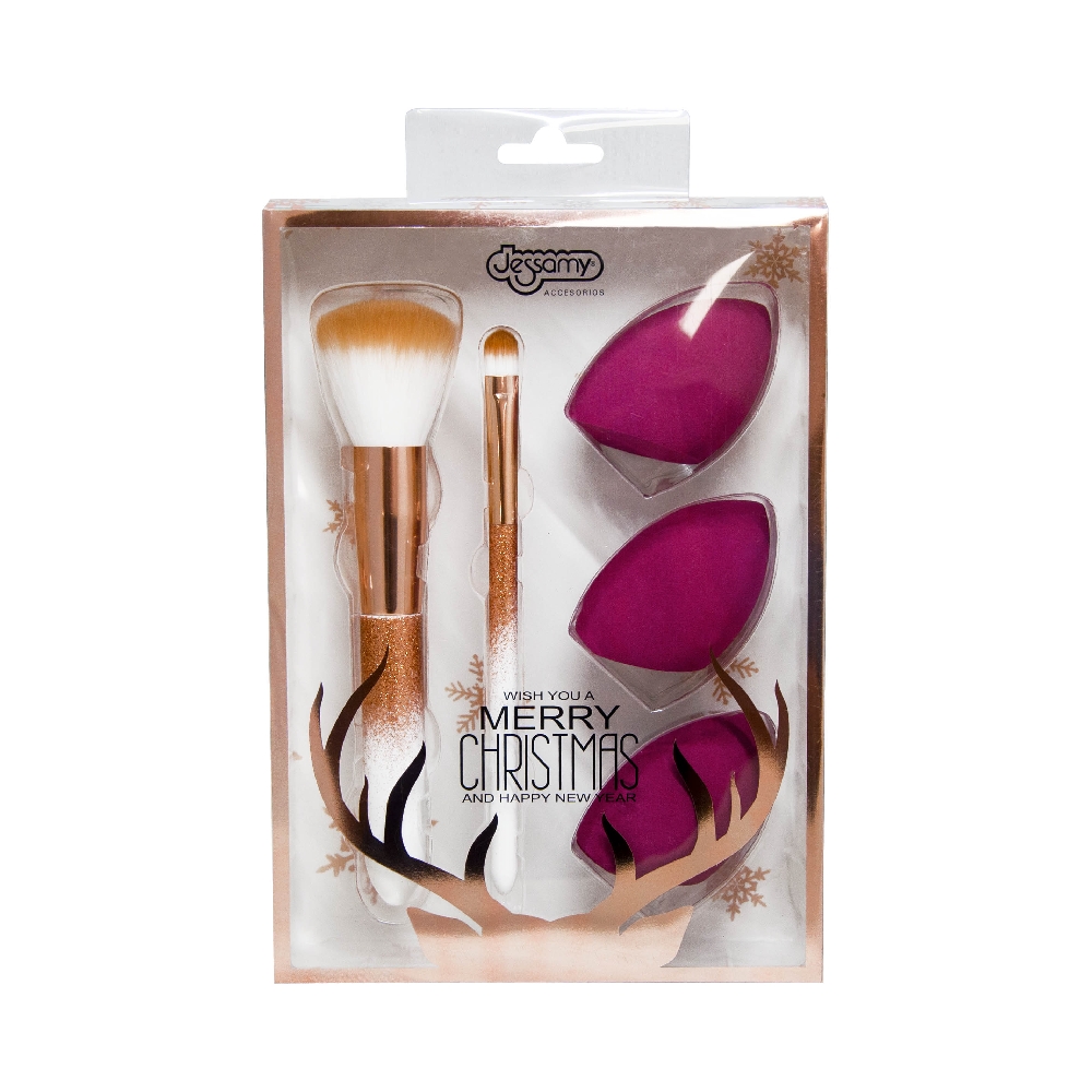 SET NAVIDAD CON 2 PINCELES + 3 CISNES | Vista 2