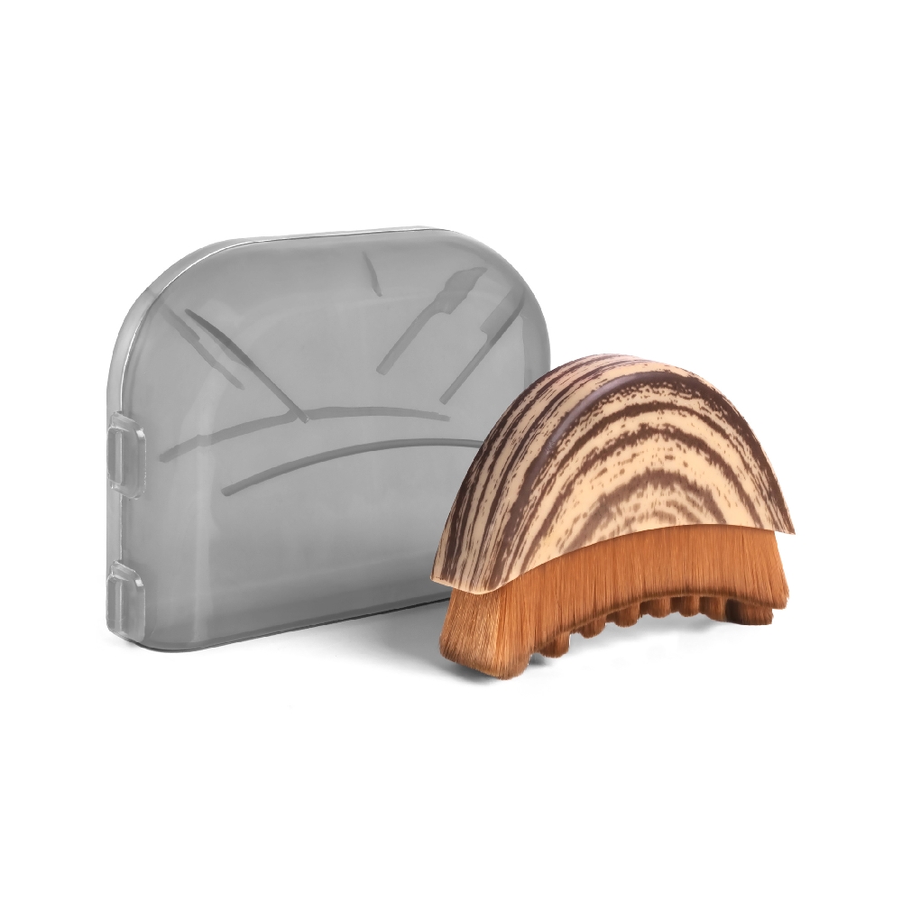 B00133 BROCHA MASAJEADORA FACIAL C/ESTUCHE