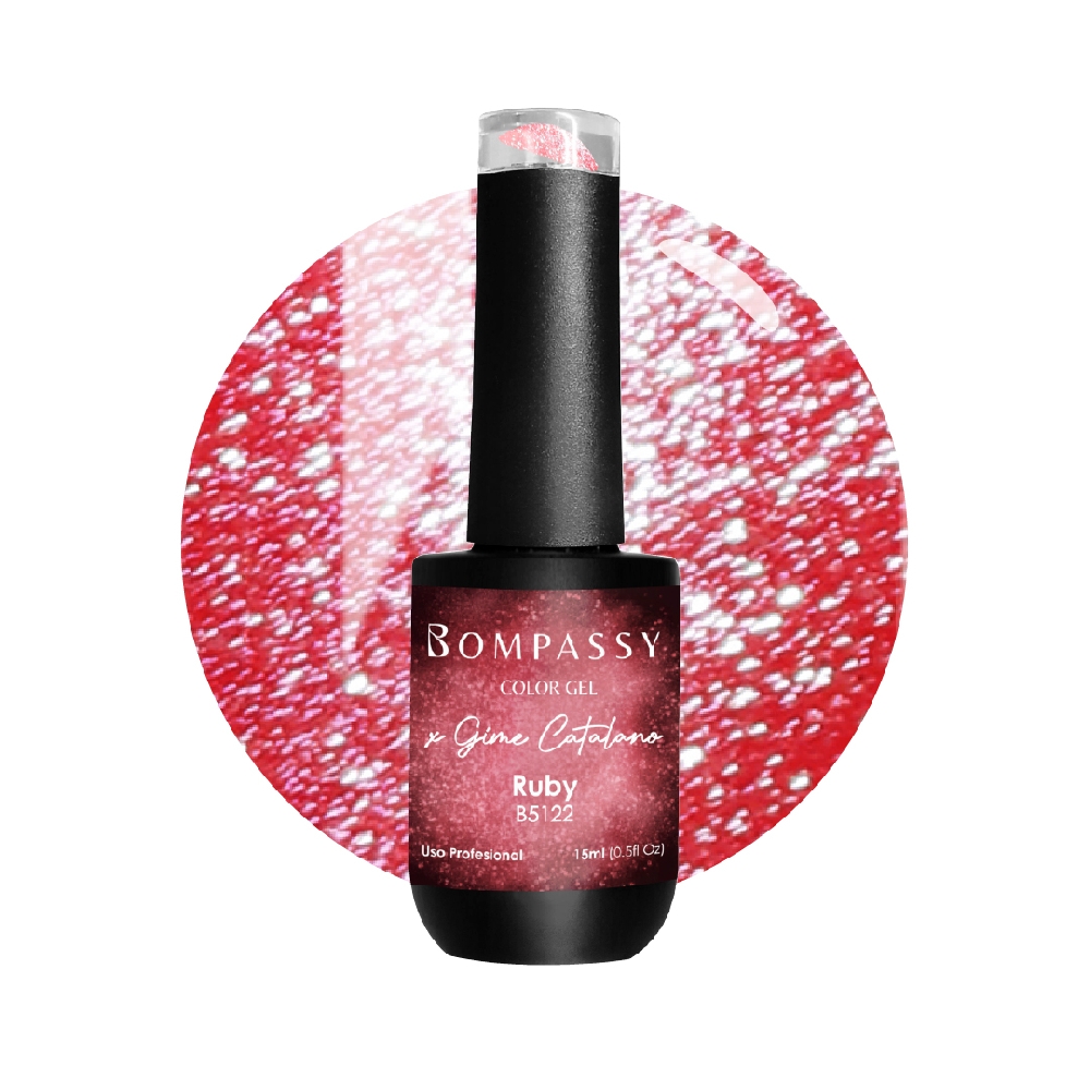B05122 BOMPASSY ESMALTE SEMI RUBY CAPSULA G.C. 15ML