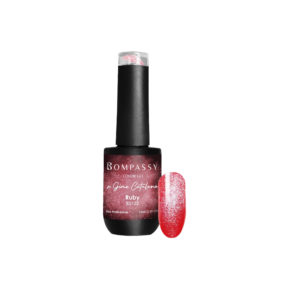 BOMPASSY ESMALTE SEMI RUBY CAPSULA G.C. 15ML | Vista 3
