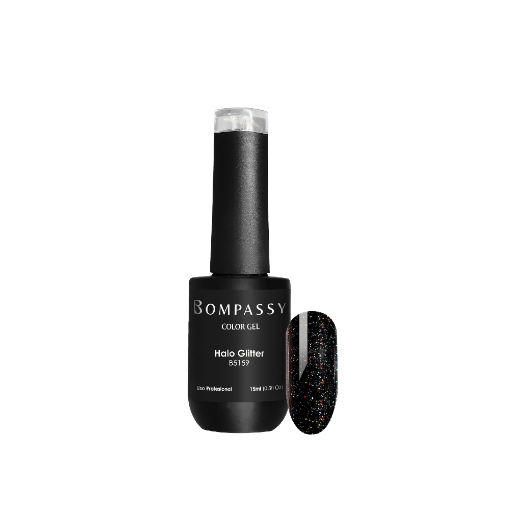 BOMPASSY ESMALTE SEMI HALO GLITTER 15 ML NUEVO | Vista 4