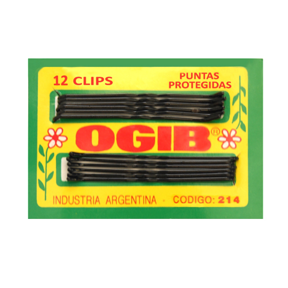 C00182 CLIPS CORTO NEGRO OGIB GRUESA