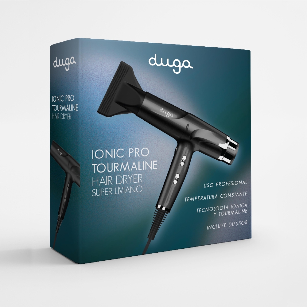 DUGA IONIC PRO TOURMALINE HAIR DRYER | Vista 4