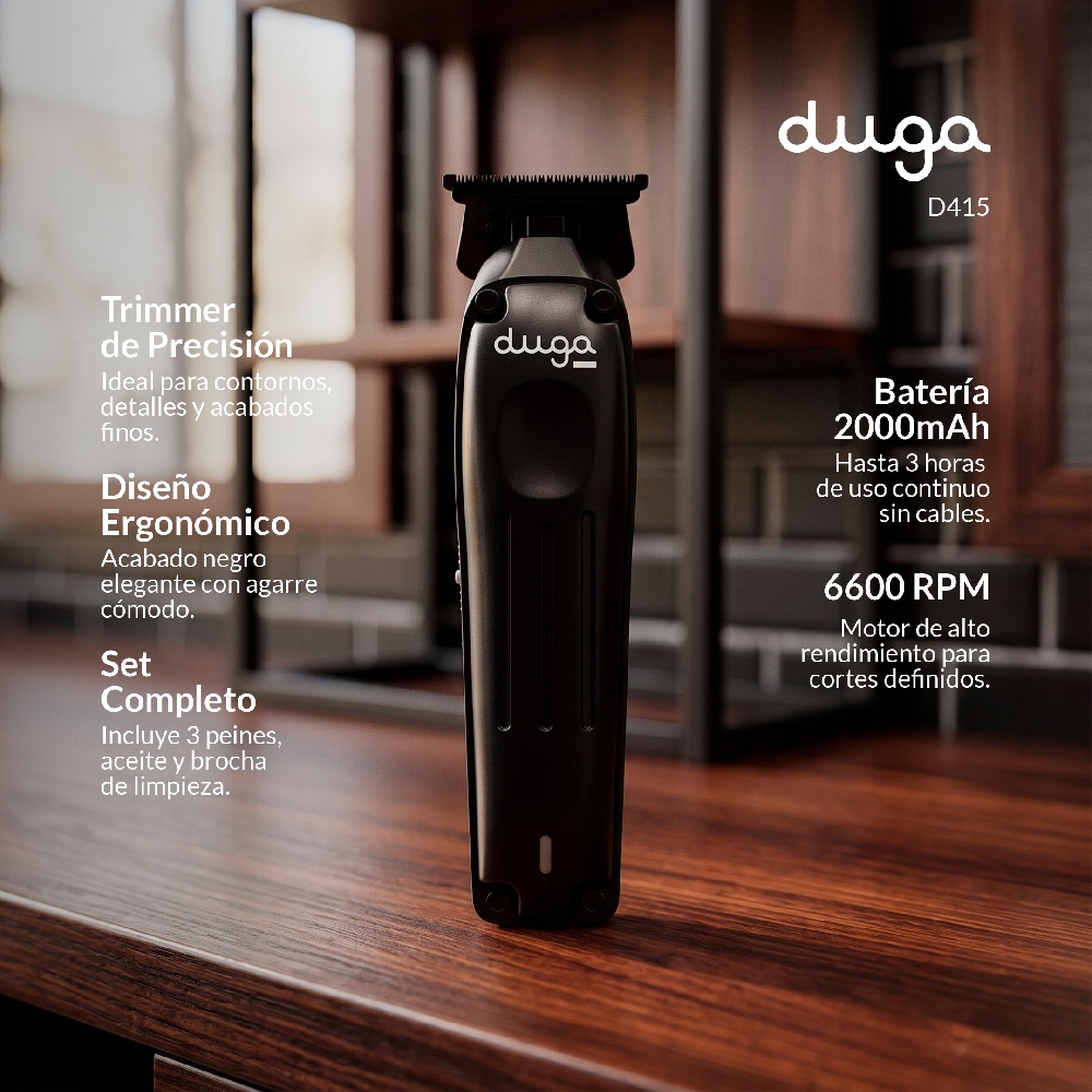DUGA MAQUINA TRIMMER CARBON PROF CORDLESS | Vista 2