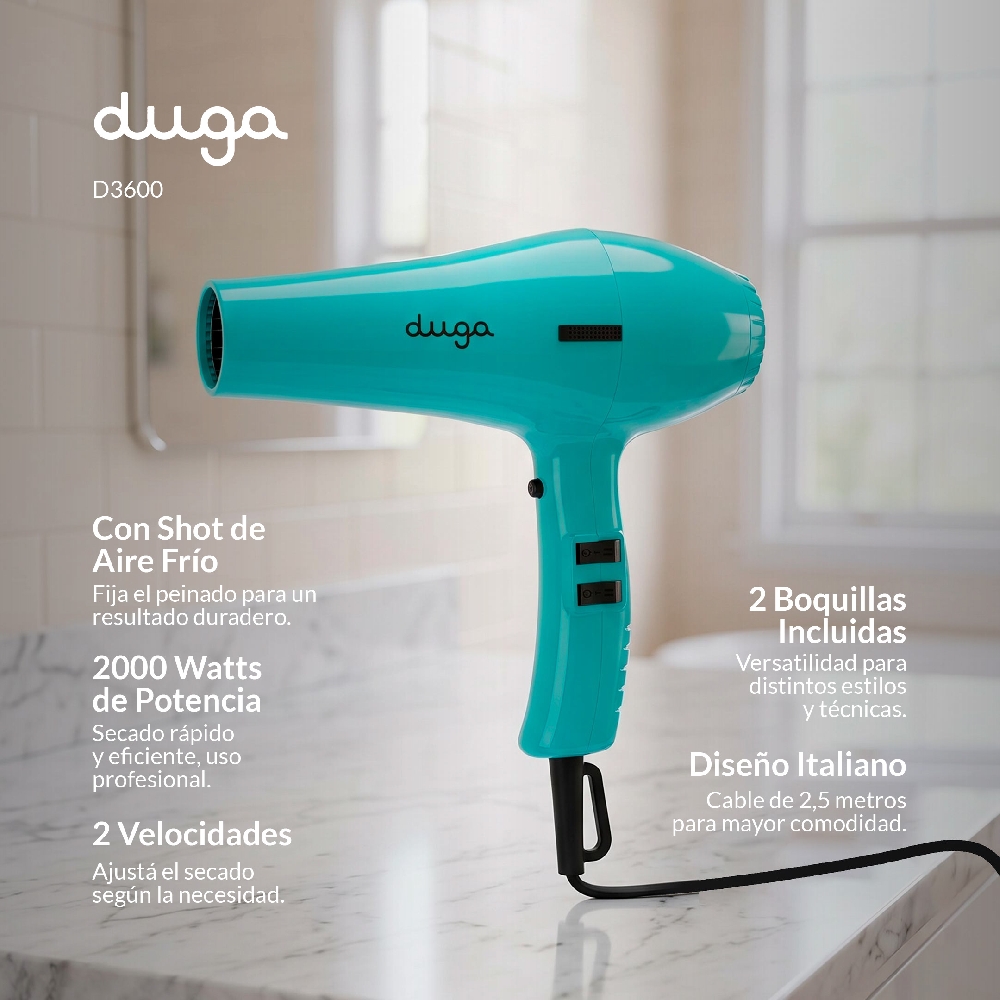 SECADOR PROFESIONAL DUGA 3600 | Vista 2