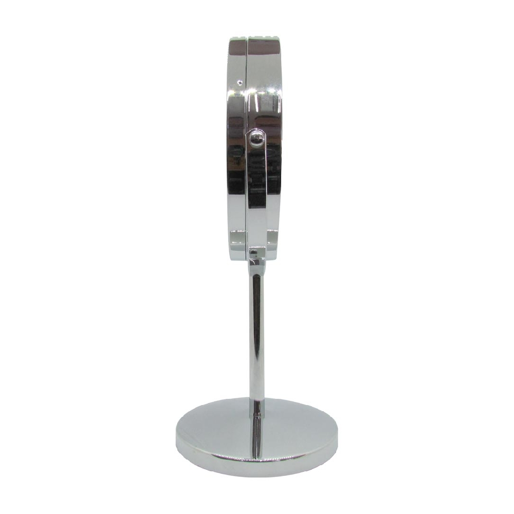 ESPEJO METAL CON PIE LED 17cm diám 5X | Vista 3