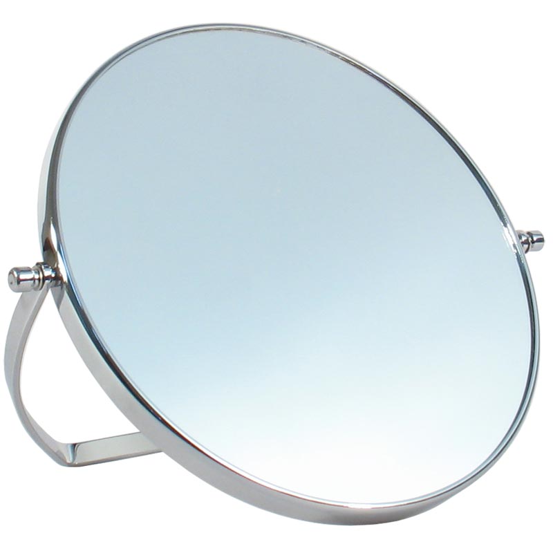 E07004 ESPEJO METAL REDONDO 15CM 3X.