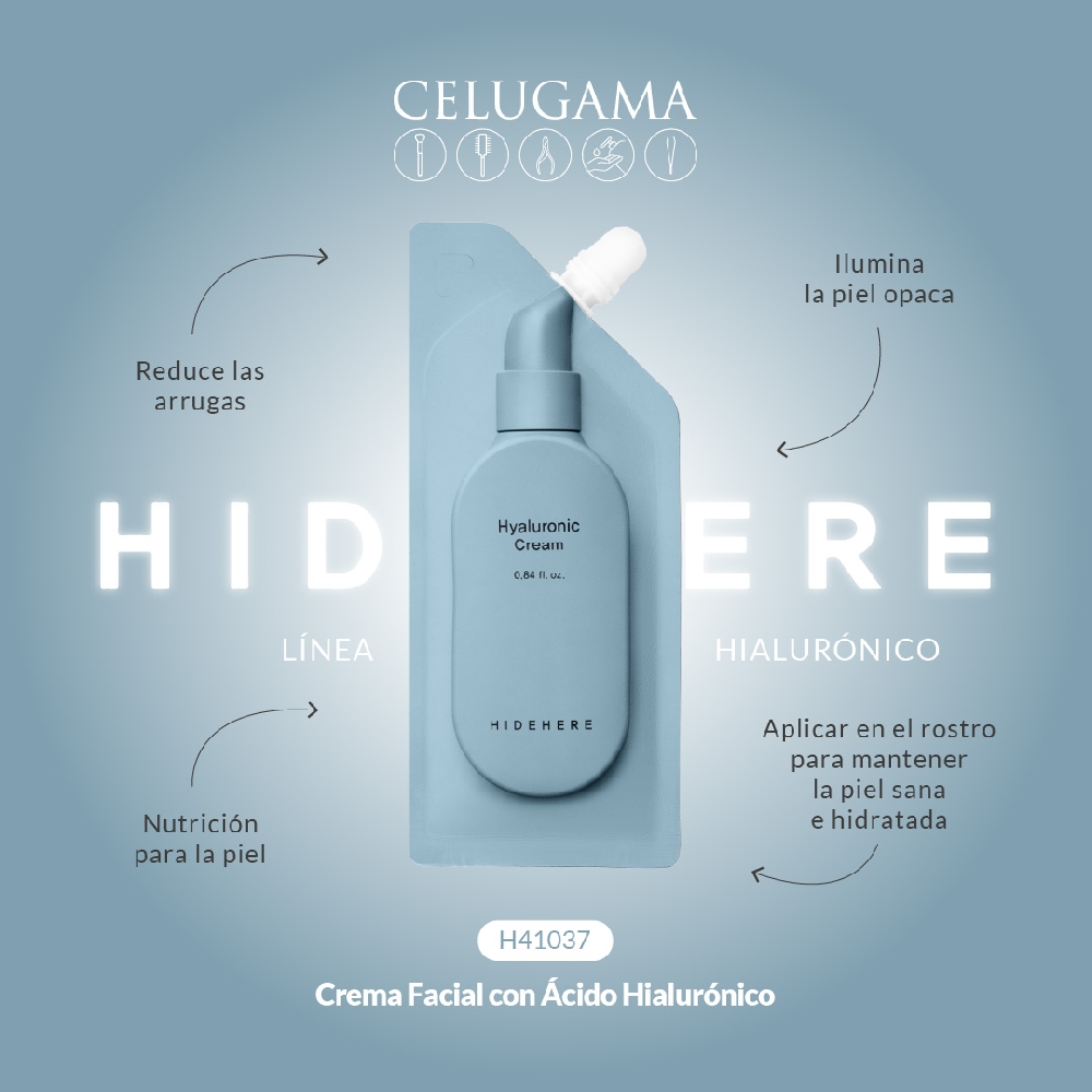 Crema Facial con Ácido Hialurónico HIDEHERE 25 ml | Vista 2