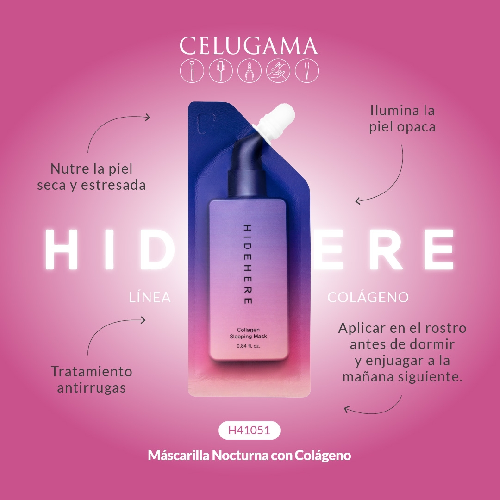 Mascarilla Nocturna con Colágeno HIDEHERE 25 ml | Vista 2