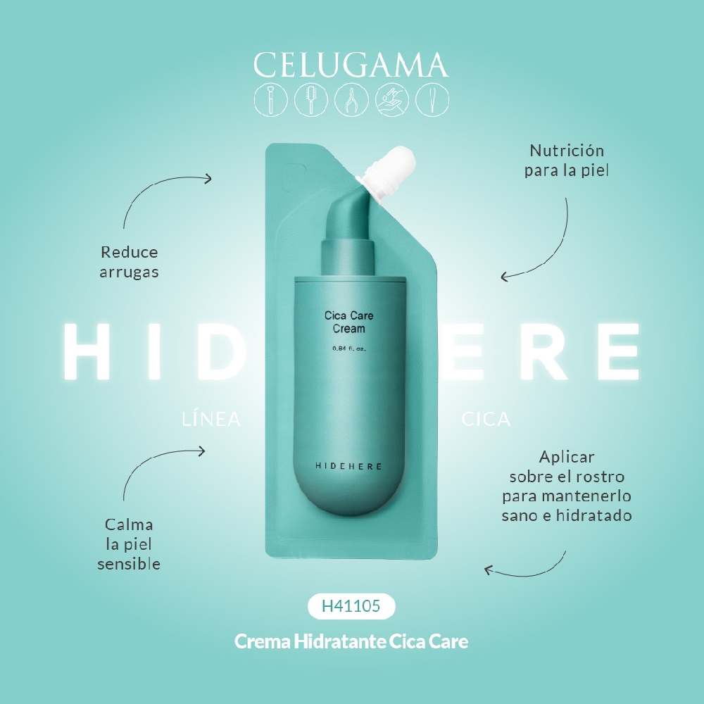 Crema Hidratante Cica Care HIDEHERE 25 ml | Vista 2