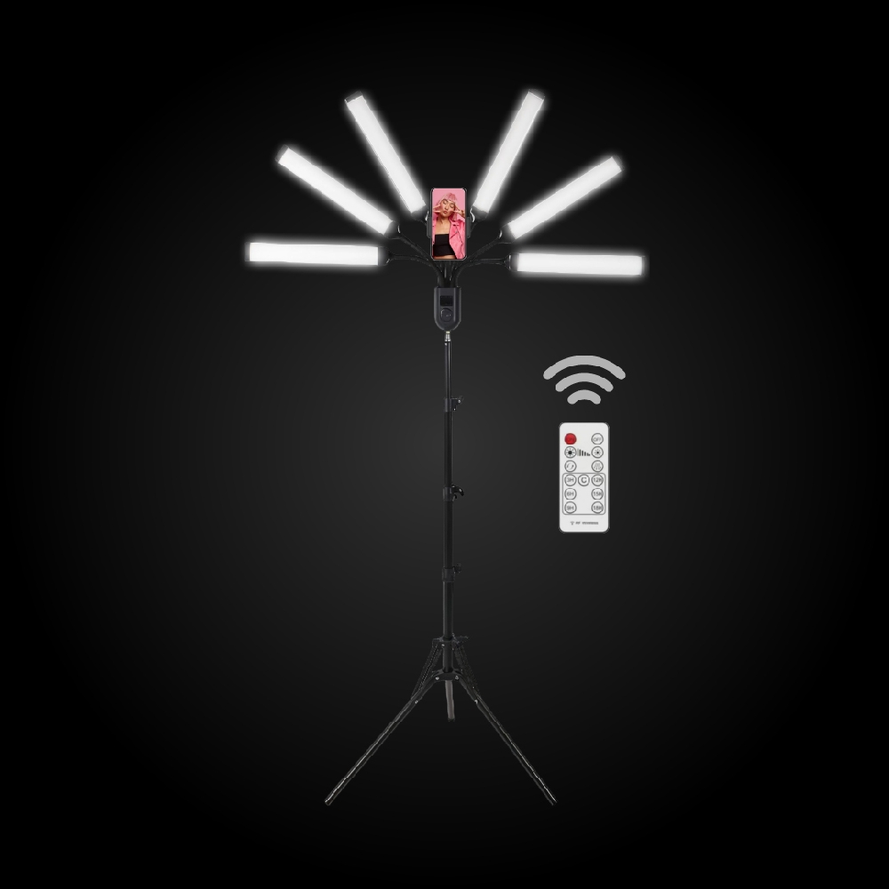 LÁMPARA LED 6 TUBOS | Vista 3