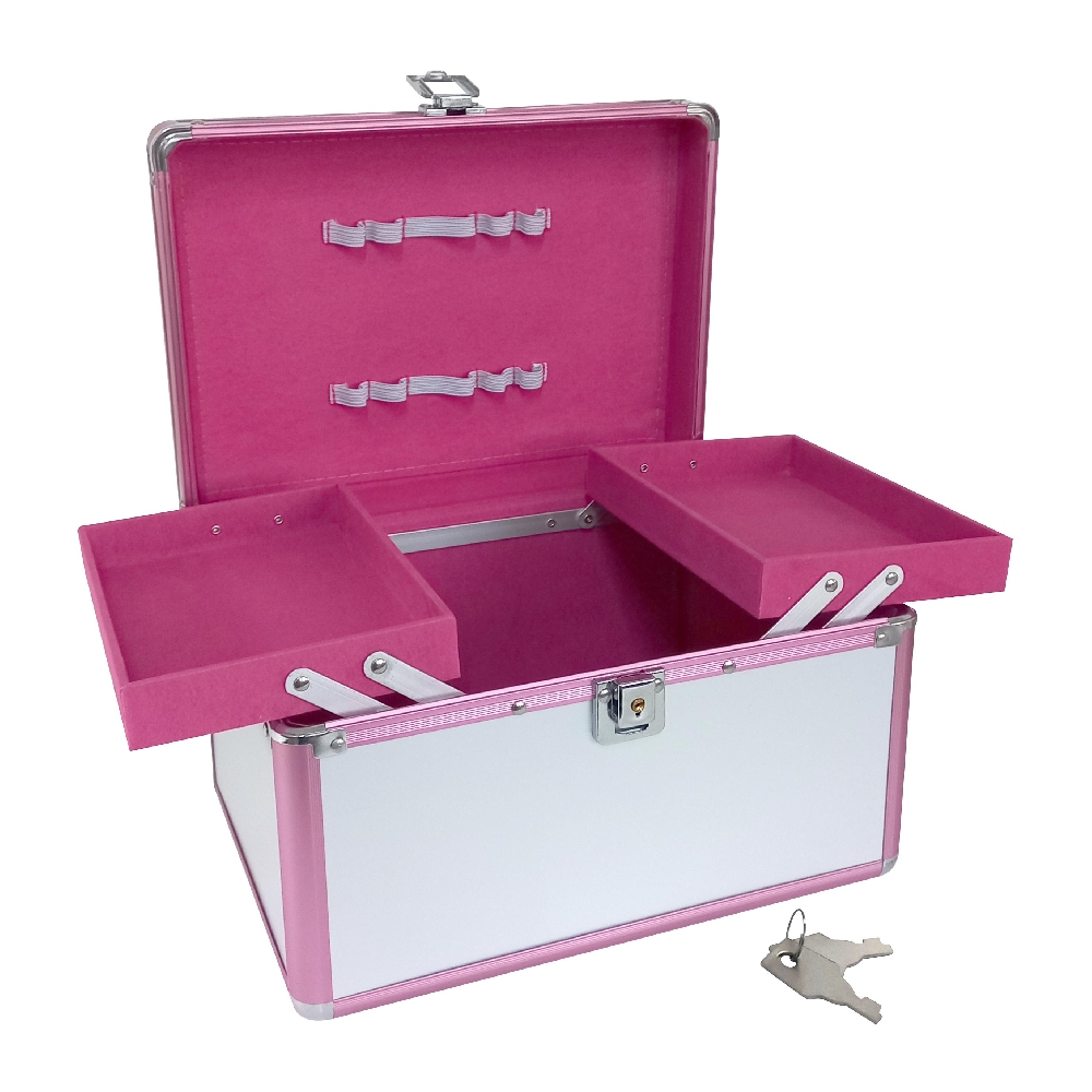 Maletín aluminio con 2 bandejas | Vista 3