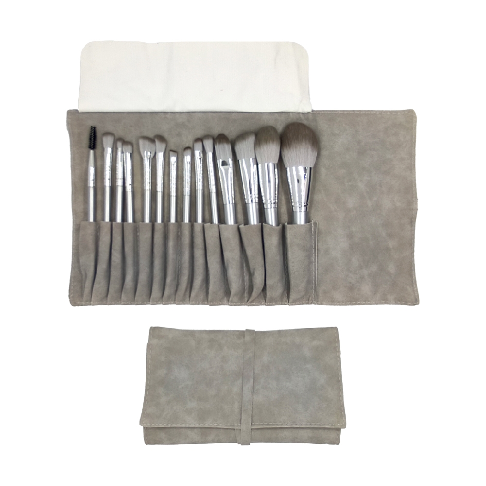 P06860 SET DE MAQUILLAJE PLATEADO 14 PCS