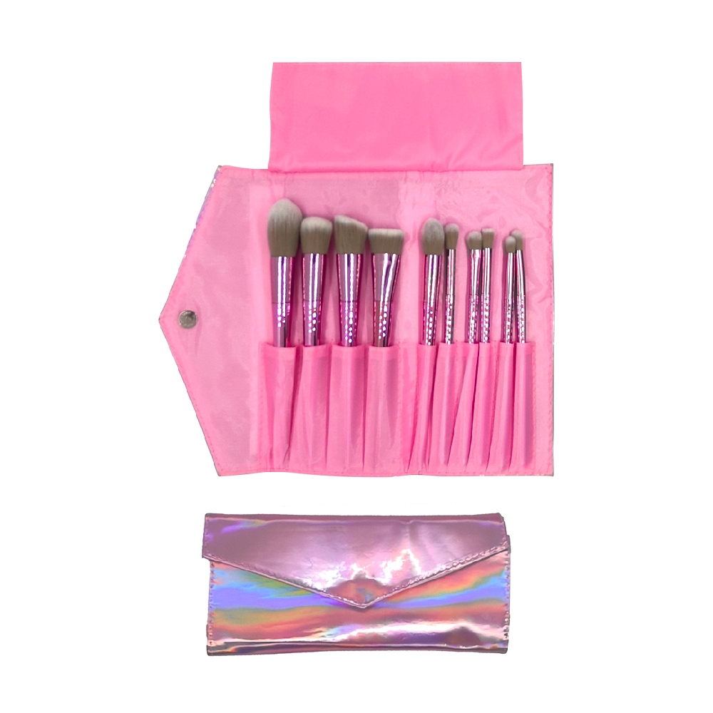 P09850 SET DE PINCELES X 10  `SU&acute; FUNDA HOLOGR&Aacute;FICA