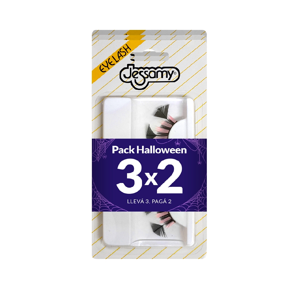 PESTAÑAS FANTASIA PACK HALLOWEEN 3X2 | Vista 3