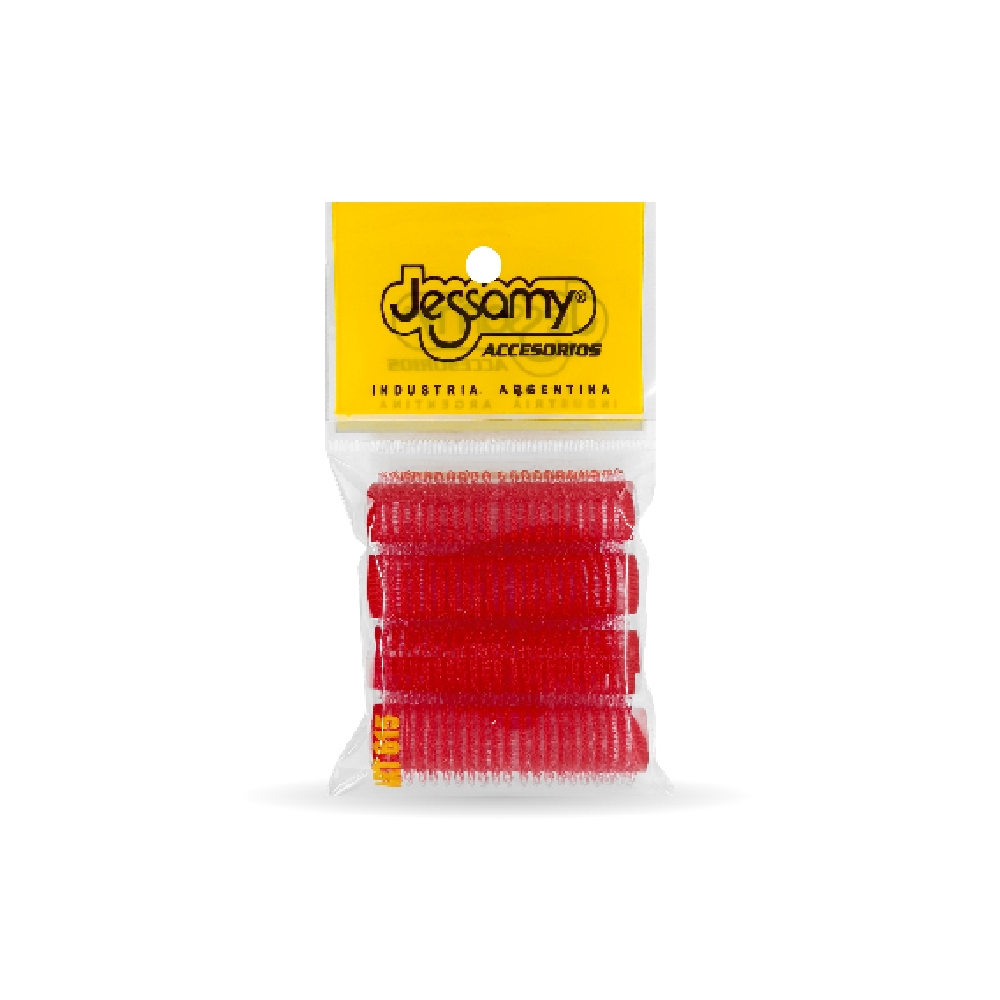 RULEROS ABROJO 13mm X 4 ROJO | Vista 3