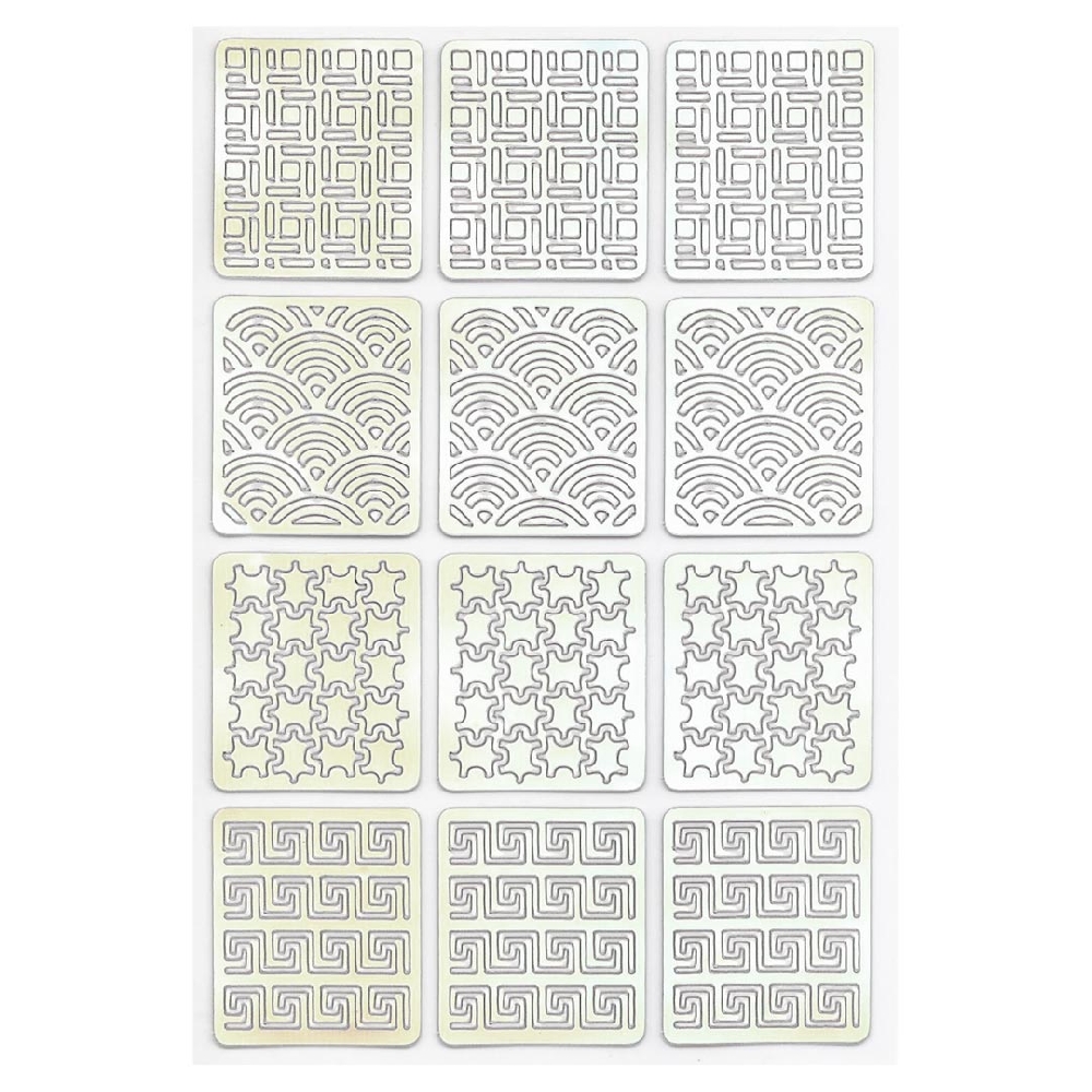 U00010 STICKERS STENCIL PARA U&Ntilde;AS (VARIOS MODELOS)