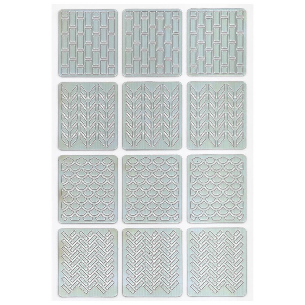 U00010 STICKERS STENCIL PARA U&Ntilde;AS (VARIOS MODELOS)