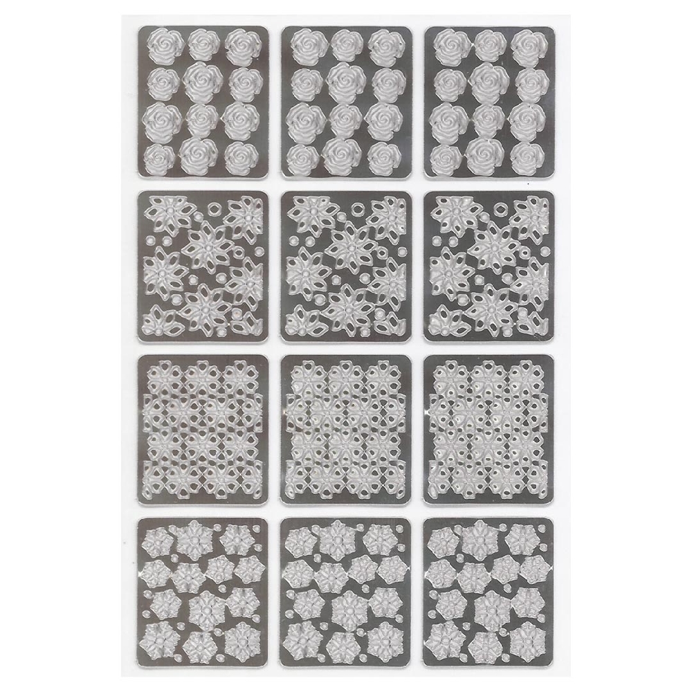 U00010 STICKERS STENCIL PARA U&Ntilde;AS (VARIOS MODELOS)