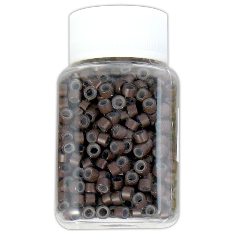 W03651 MICRO RINGS MARRON C/SILICONAS
