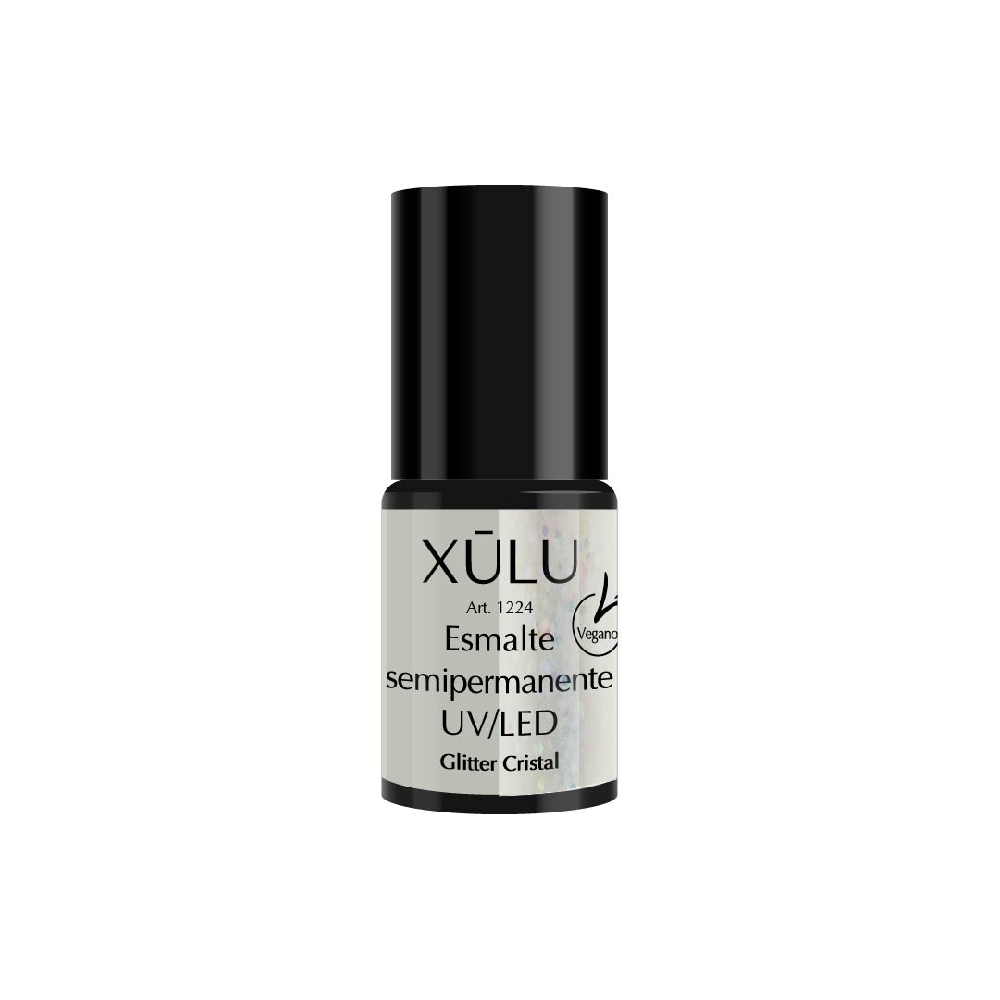 Z01224 X&Uacute;LU ESMALTE SEMI UV/LED n.224 Glitter Cristal 6ml