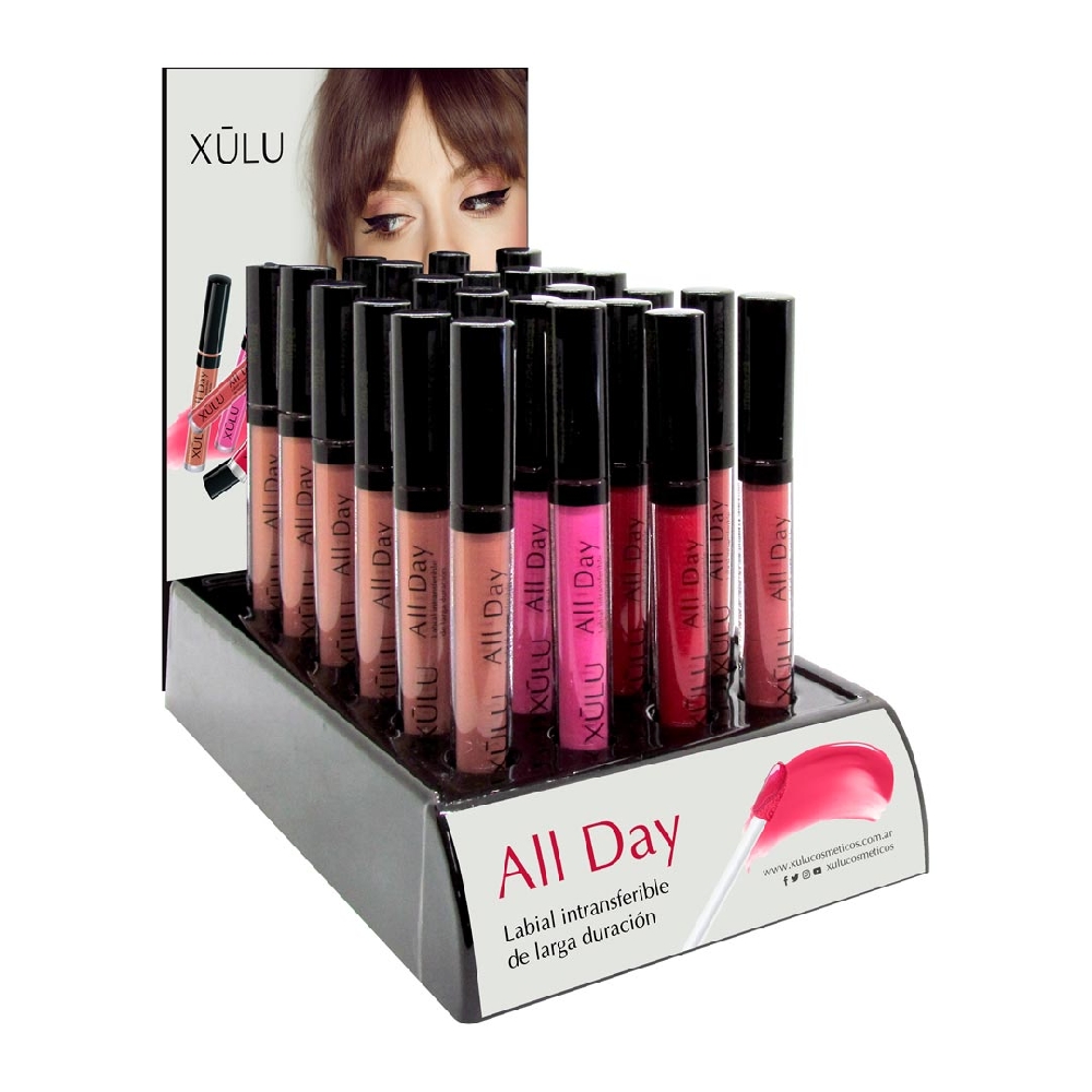 Z09249 BANDEJA LABIAL ALL DAY X 20 COLECCION AMOR ETERNO