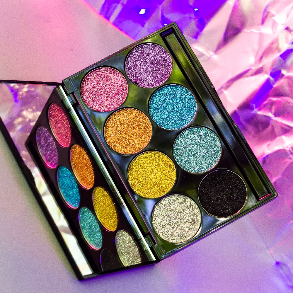 PALETA COMPACT GLITTER X 8 C/ESPEJO | Vista 5