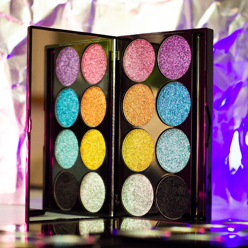 PALETA COMPACT GLITTER X 8 C/ESPEJO | Vista 4
