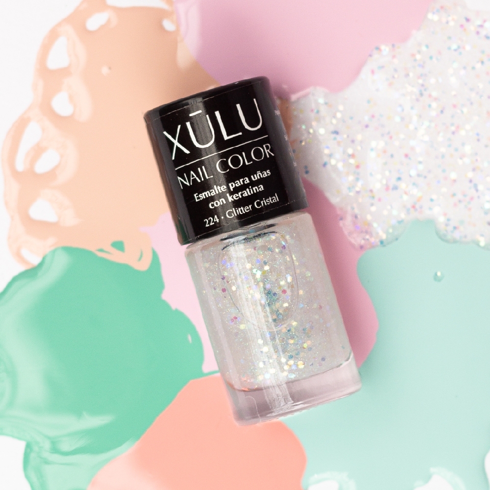 ESMALTE NAIL COLOR x10 ml - G224 Glitter Cristal | Vista 3