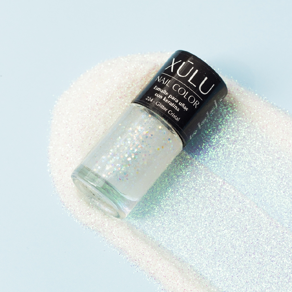 ESMALTE NAIL COLOR x10 ml - G224 Glitter Cristal | Vista 4