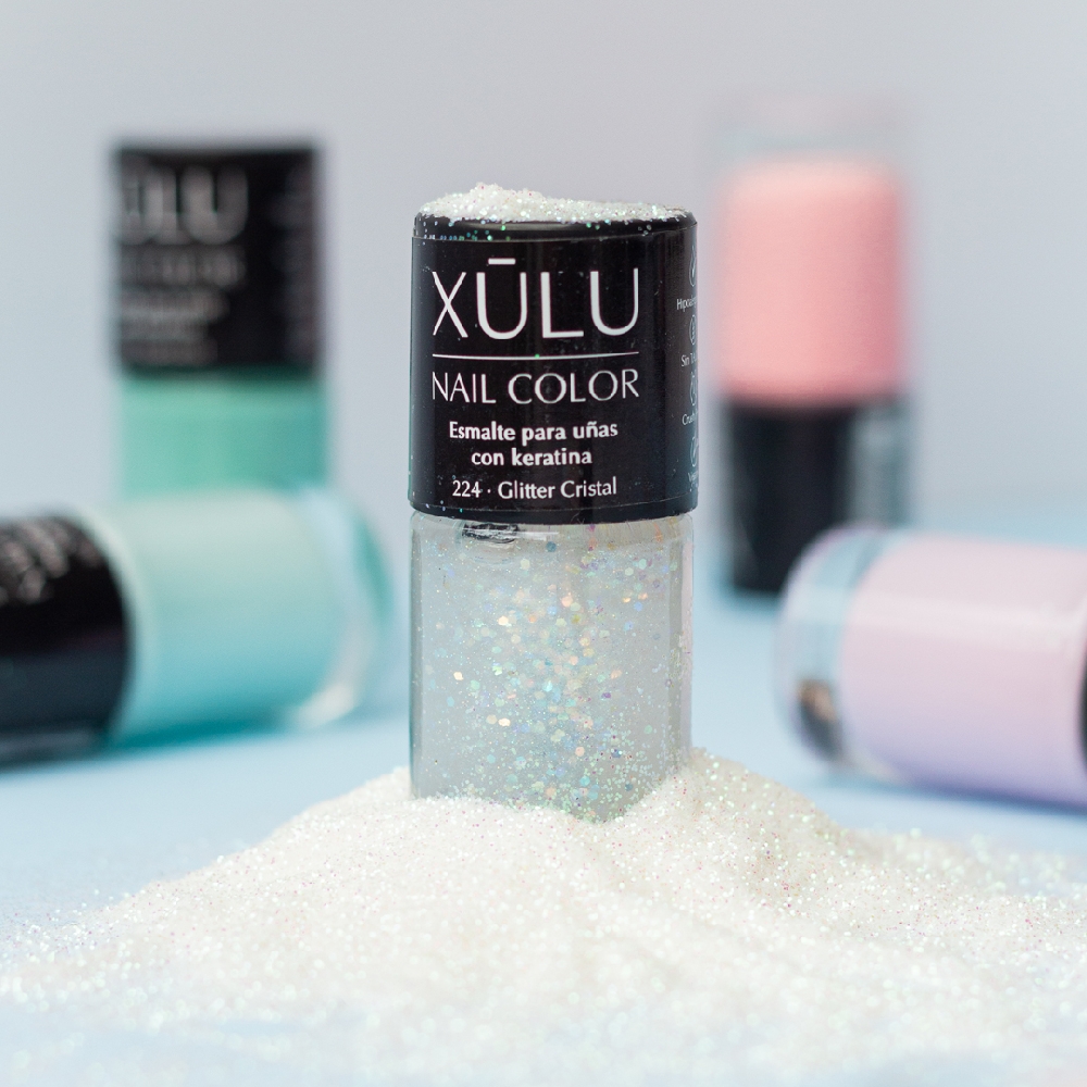 ESMALTE NAIL COLOR x10 ml - G224 Glitter Cristal | Vista 5